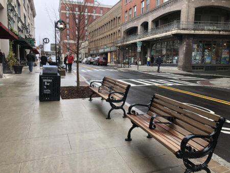 Haywood Streetscape completed