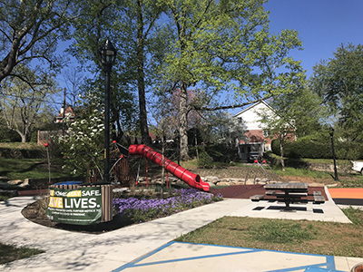 Leah Chiles Playground after construction