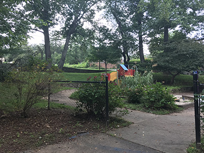 Leah Chiles Playground before construction