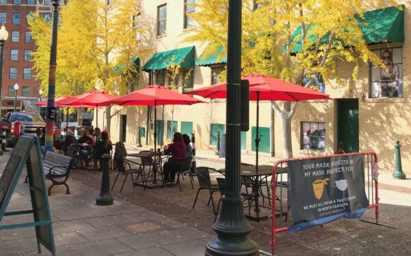 Wall St parklet