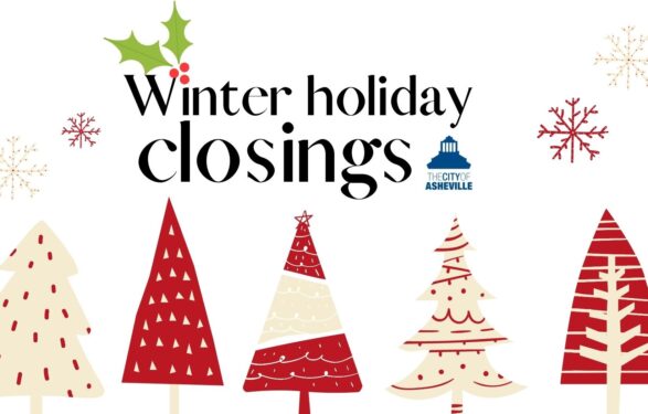 Winter holiday closings graphic