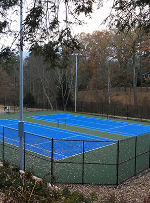 new lighting at Marlvern Hills Park