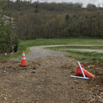 Mountainside Park entry before landscaping