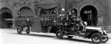 Asheville fire first motorized truck