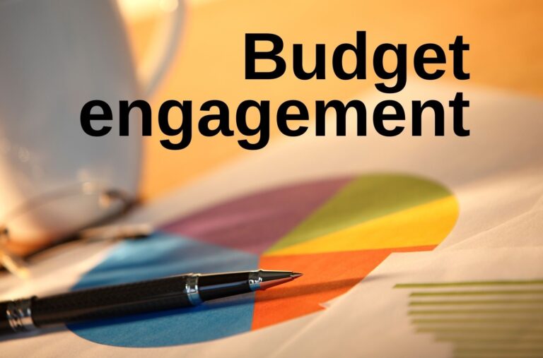 Budget engagement photo illustration