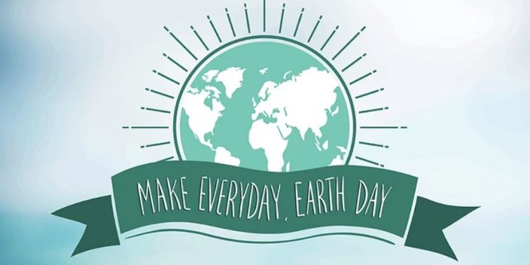 Asheville Earth month graphic