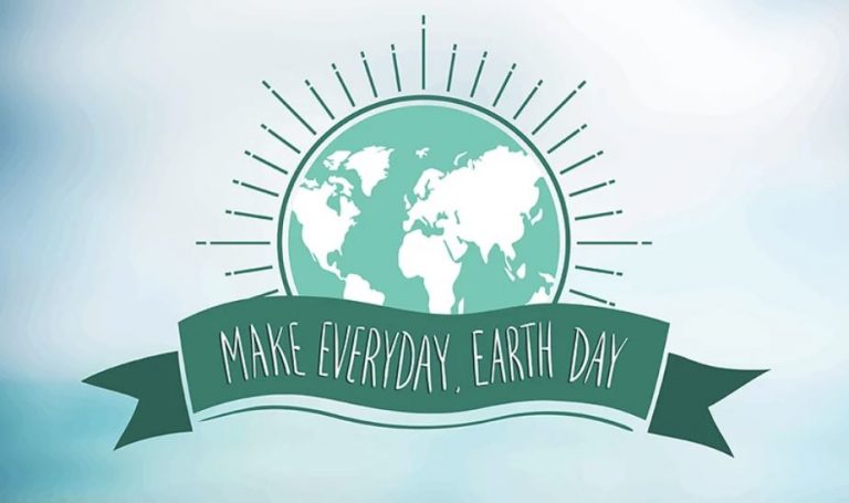 Asheville Earth month graphic