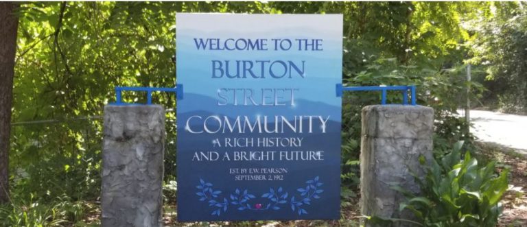 Burton Street sign image