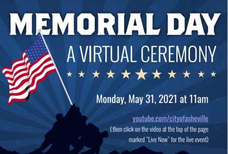 Memorial day Asheville graphic