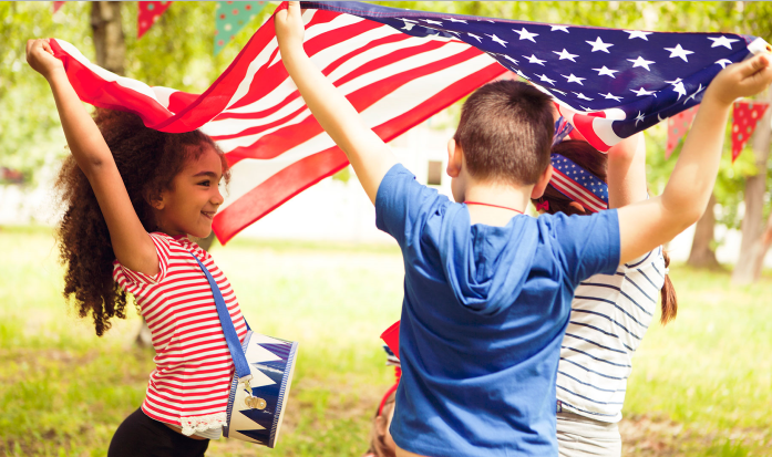 Fourth of July children