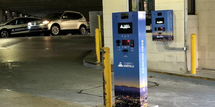 Asheville Parking pay stations