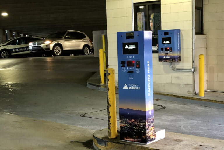 Asheville Parking pay stations