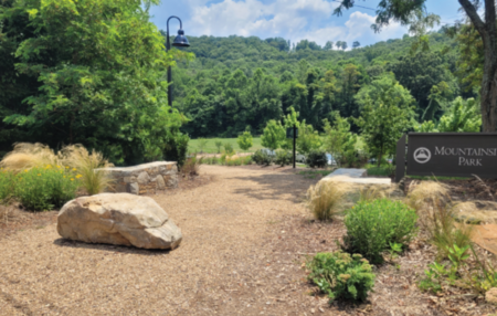 Mountainside Park New Gateway Entrance