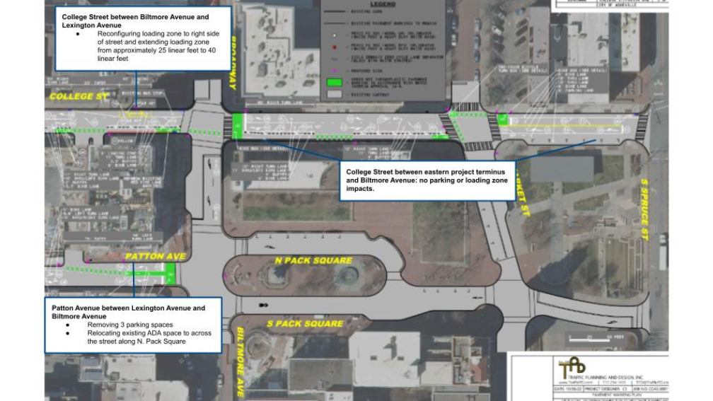 map of loading zones