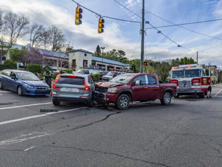 crash on merrimon avenue