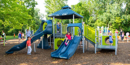 traditional style play equipment