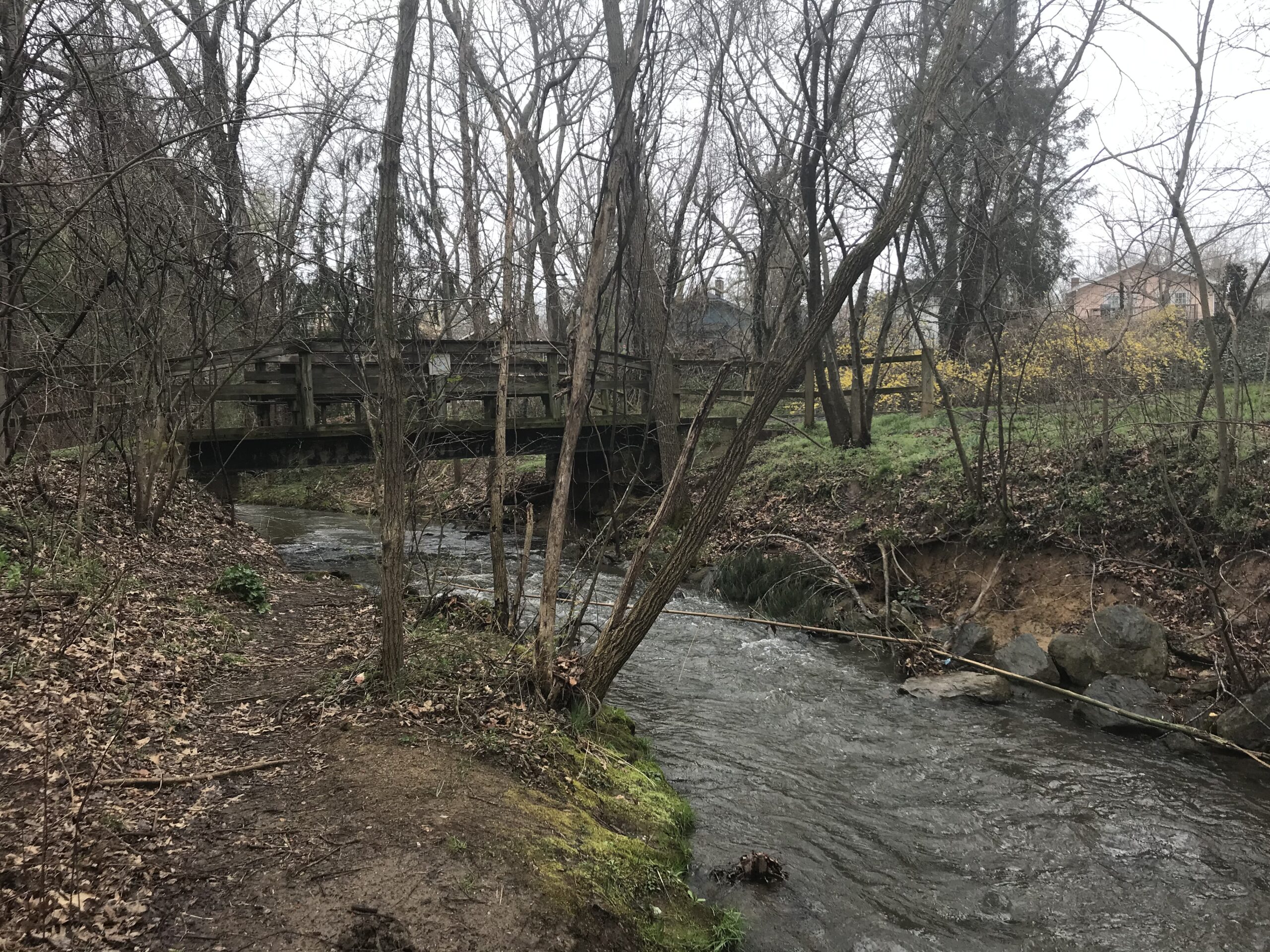 weaver park bridge over creek