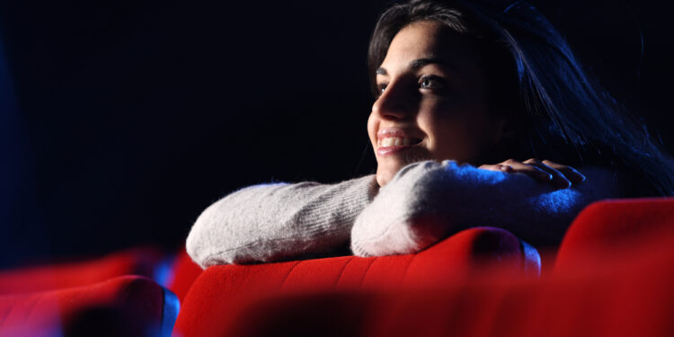 young woman in theater