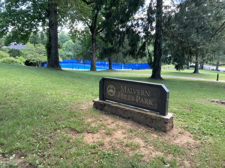 Malvern Hills Park Sign