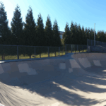 large bowl at asheville skatepark