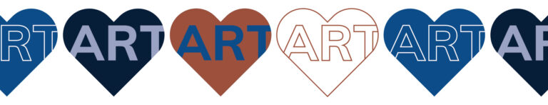 art in the heart logos in different colors