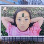 large art piece of a mother's letter to her children