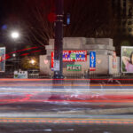 letters to my children near the Vance Monument base