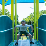 kid on playground