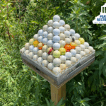 golf ball sculpture at choctaw park