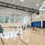 kids playing in gymnasium