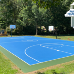 outdoor basketball court
