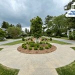 center circle at Griffing Blvd Rose Garden