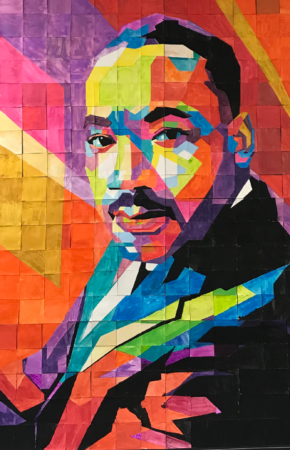mural of MLK Jr.