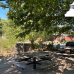 picnic tables and grill