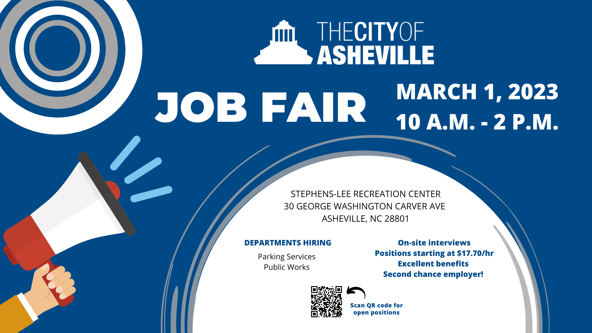 City of Asheville hosts a job fair on March 1,