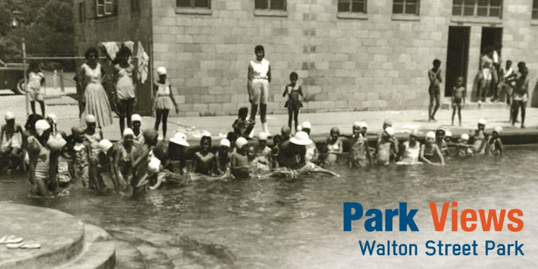banner image of many african american people in the swimming pool