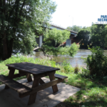 Picnic table at Jean Webb Park