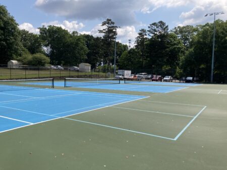 dual lined courts at Murphy Oakley park