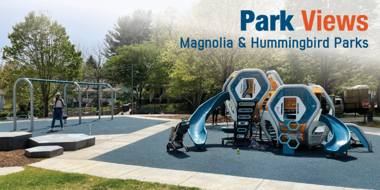 playground view of magnolia park