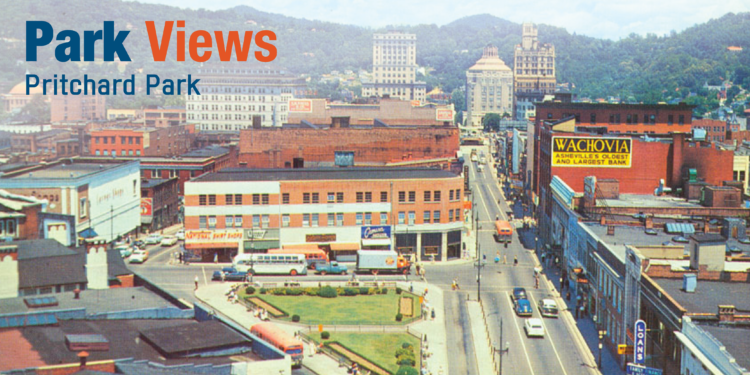 postcard view of Pritchard Park