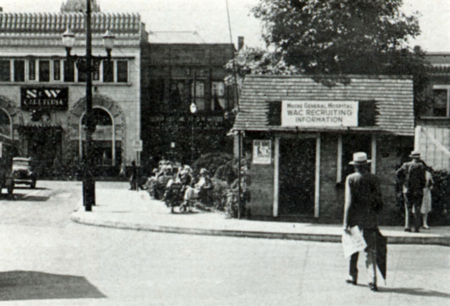 pritchard park with army recruitment office