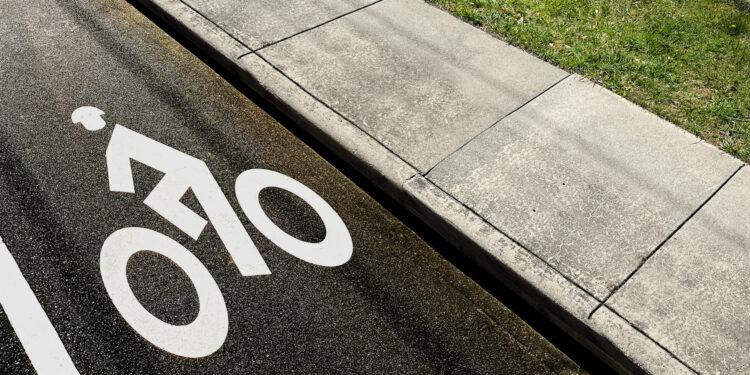 bike path along Charlotte street