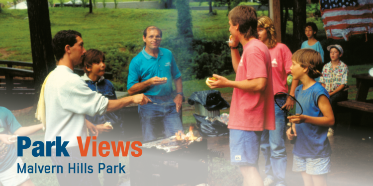 people enjoying cookout at Malvern HIlls Park