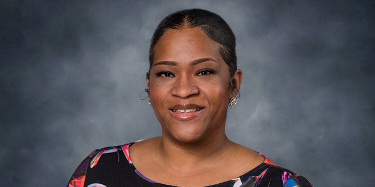 Sheneika Smith in council chambers