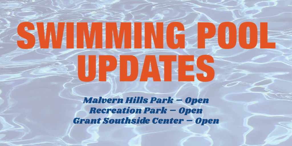 La piscina de Malvern Hills Park abre el sábado, la piscina del parque recreativo abre el 15 de