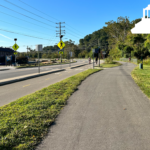 bike lane next to greenway