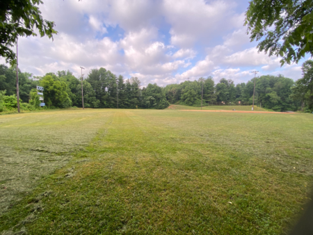 Multi-sport field in Roger Farmer Park in Asheville, North Carolina