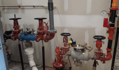 Water pipes and valves