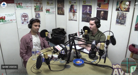 Host Sam PArada talk to City Attorney Brad Branham in the WRES studio