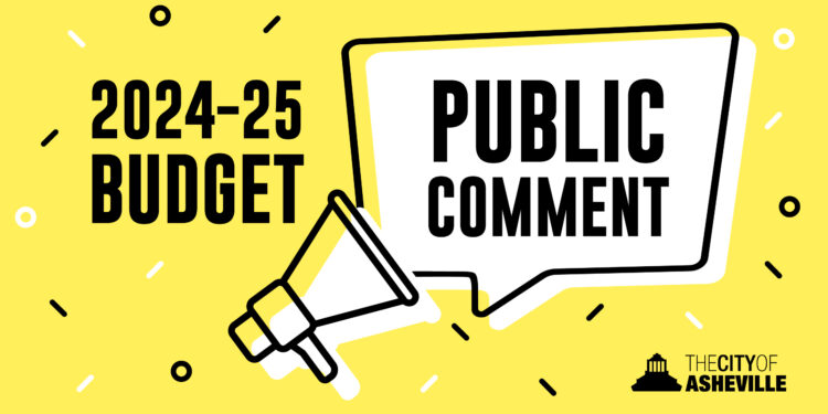 public comment for 2024-25 budget